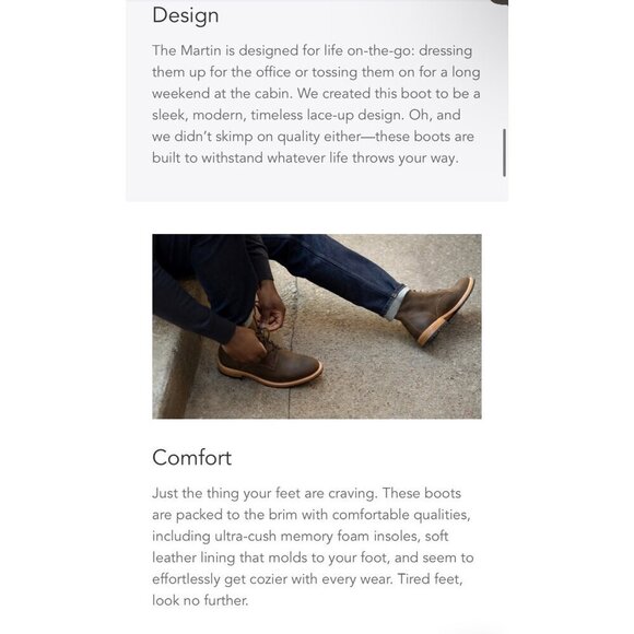 Nisolo Men Martin All weather boots, brown, Size 11 - Picture 4 of 11